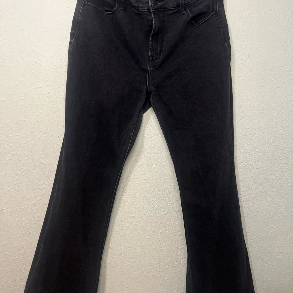 Old Navy Women's Black Flare Jeans